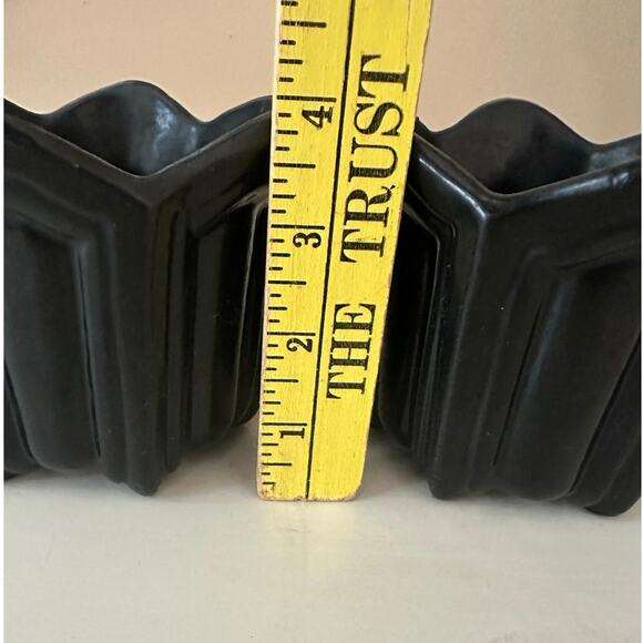 2 Vintage BON CHEF Fluted Pewter BLACK Individual Baking Serving Cups Bowls pair - Picture 7 of 16